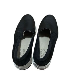 Black Women's Slip-On Sneakers